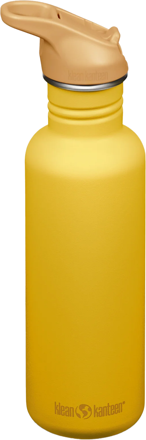 Klean Kanteen Classic 800 ml (W/ Flip Seal Sport Cap and Straw) Sunset
