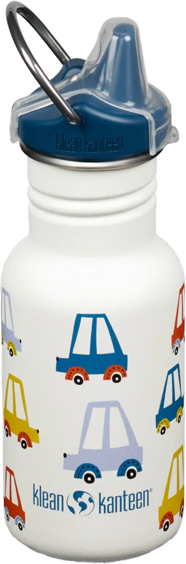 Klean Kanteen Kids' Classic Narrow 355ml (W/ Kid Sippy) Cars