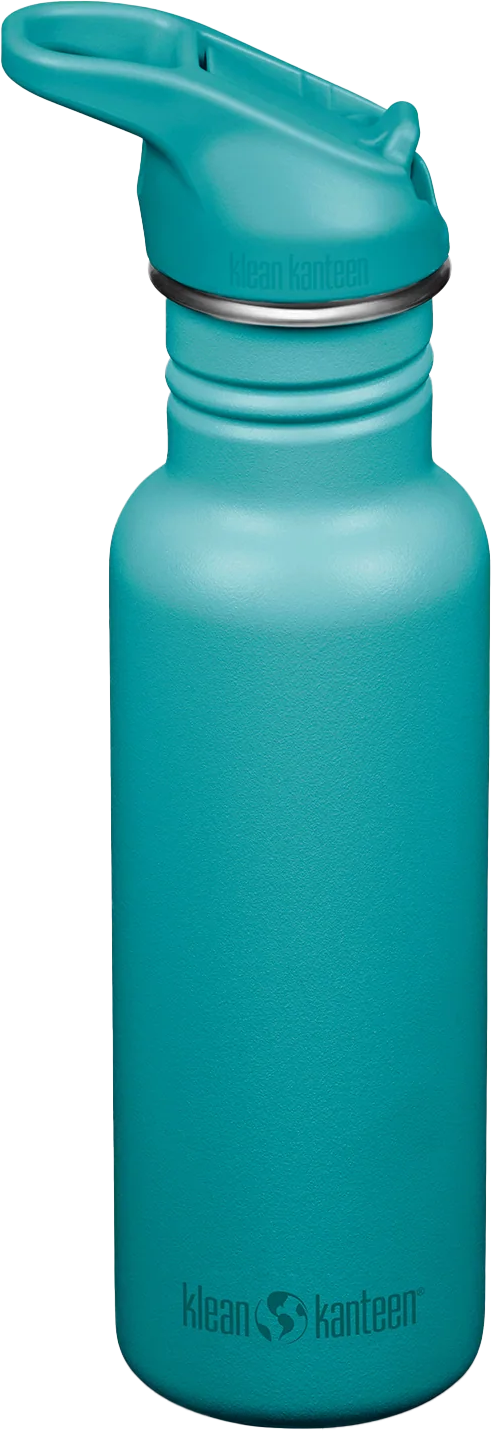 Klean Kanteen Classic Narrow 532 ml (W/ Flip Seal Sport Cap and Straw) Baltic