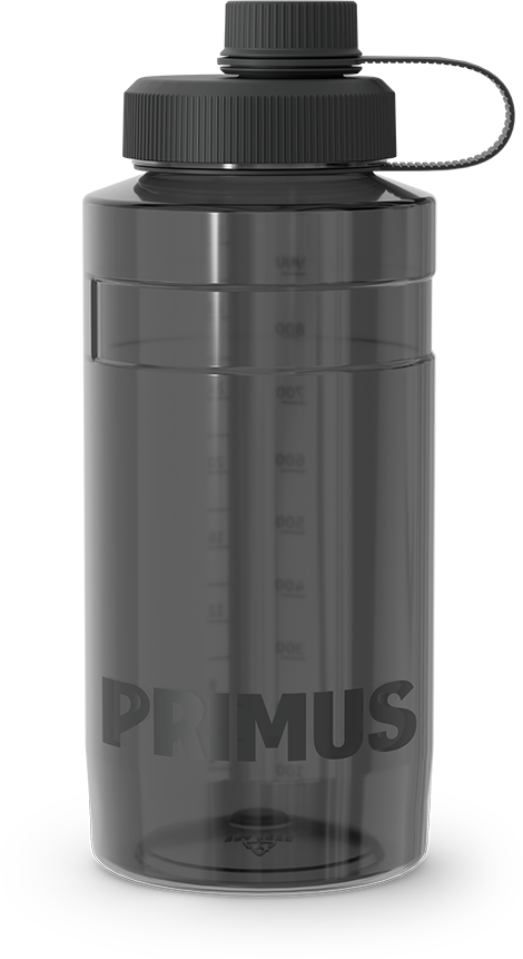 Primus Kvarts Tritan Bottle 1.0 L Drink Cap Cliffside Ash