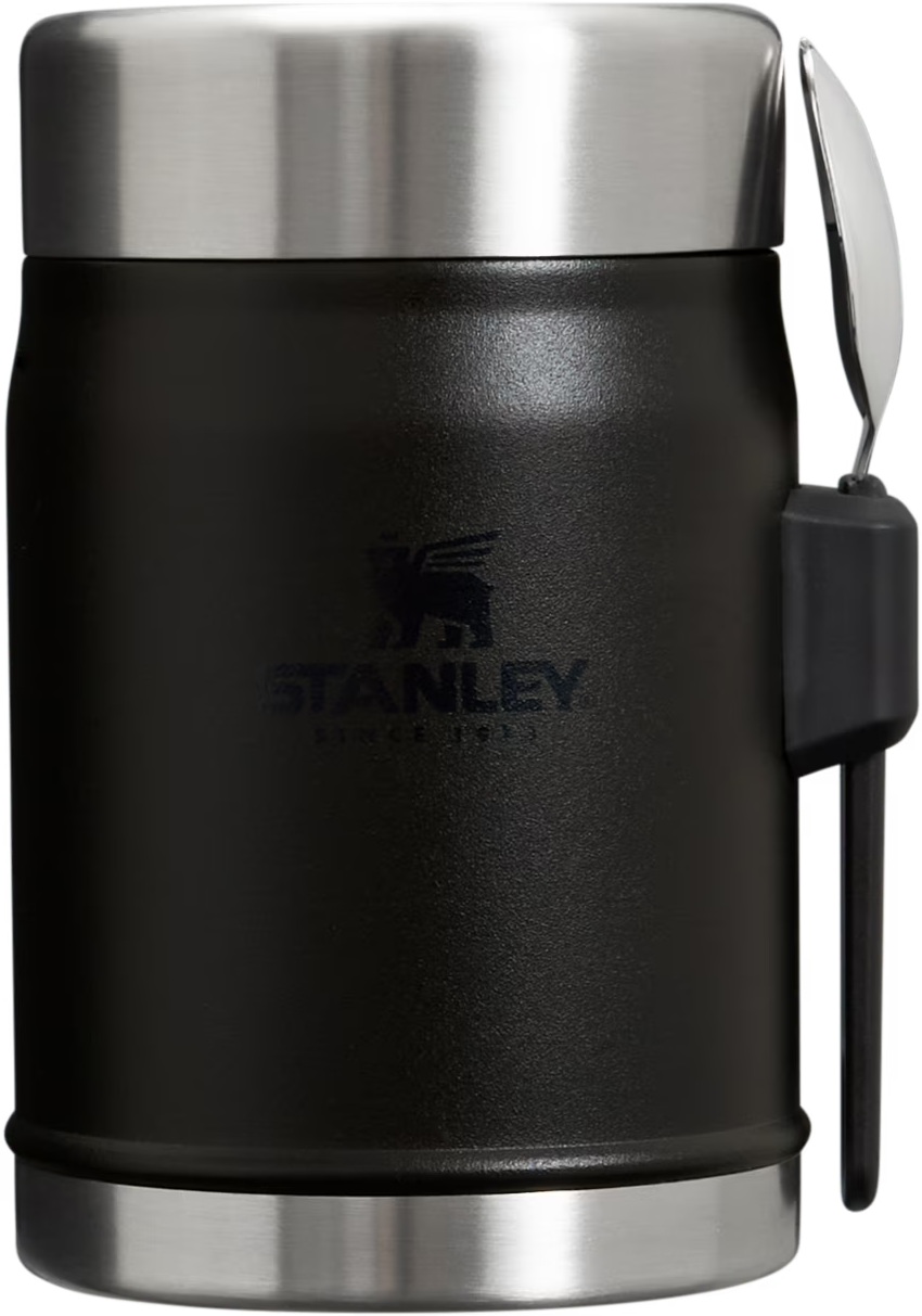 Stanley Legendary Classic Food Jar + Spork 0,4 L Black 2.0