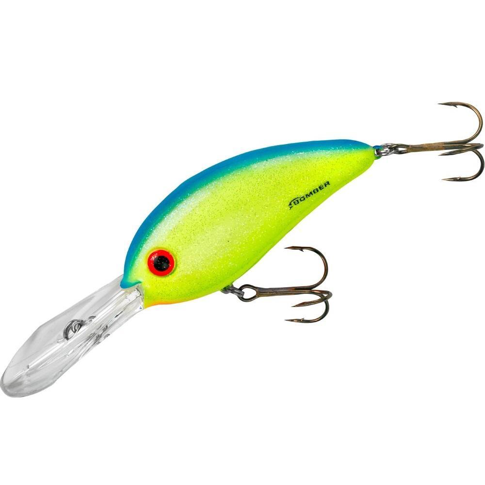 Bomber Deep Fat Free Shad 21g 8cm - CHRT/BL SPARKLE från Bomber Lures