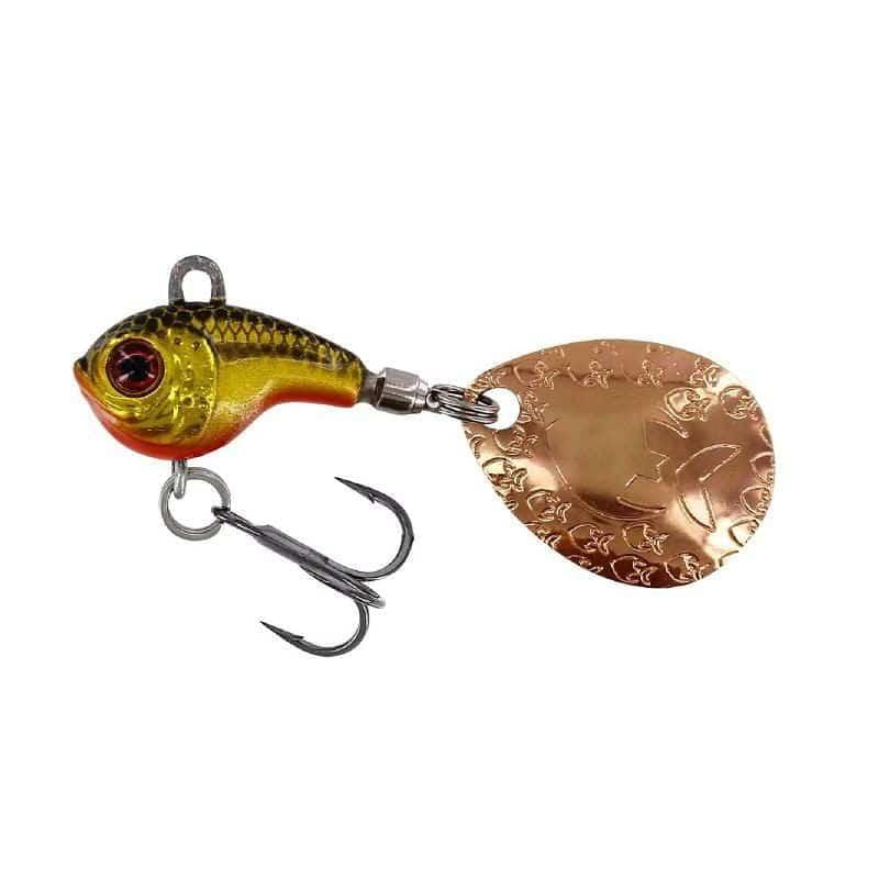 Westin DropBite Tungsten Spin Tail Jig 2cm 13g Gold Rush från Westin
