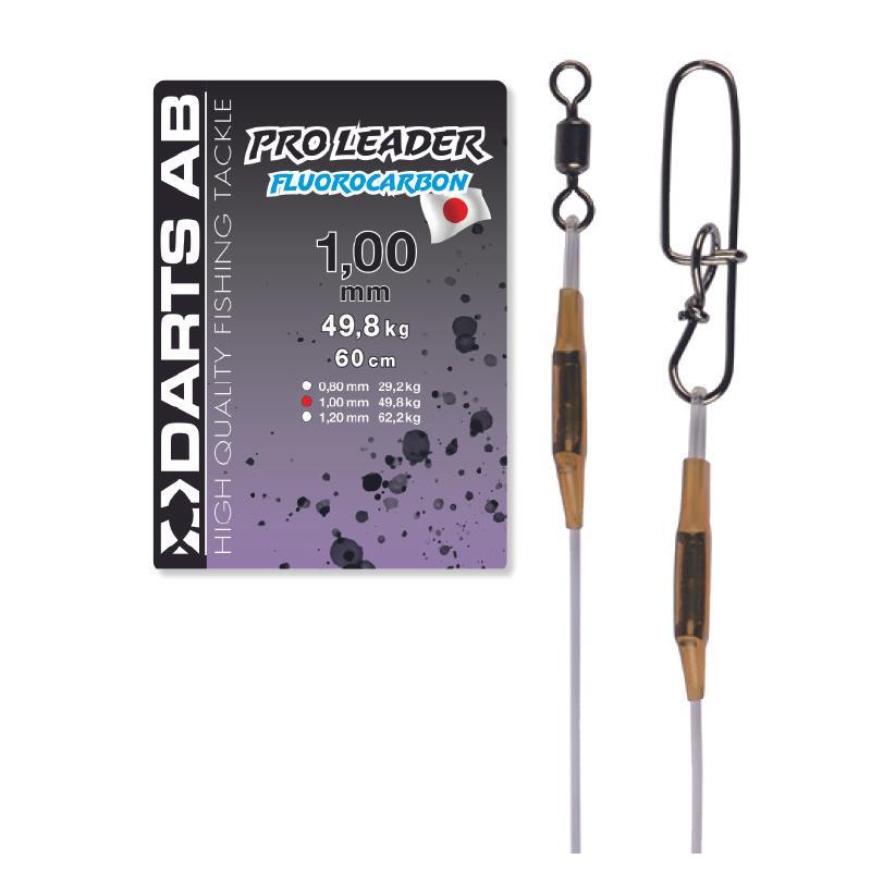 Darts Pro Leader Fluorocarbon 1,00mm - Fiskelina från Darts