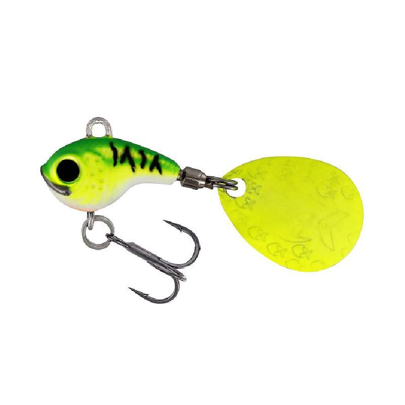 Westin DropBite Tungsten Spin Tail Jig 2cm 13g Chartreuse Ice från Westin