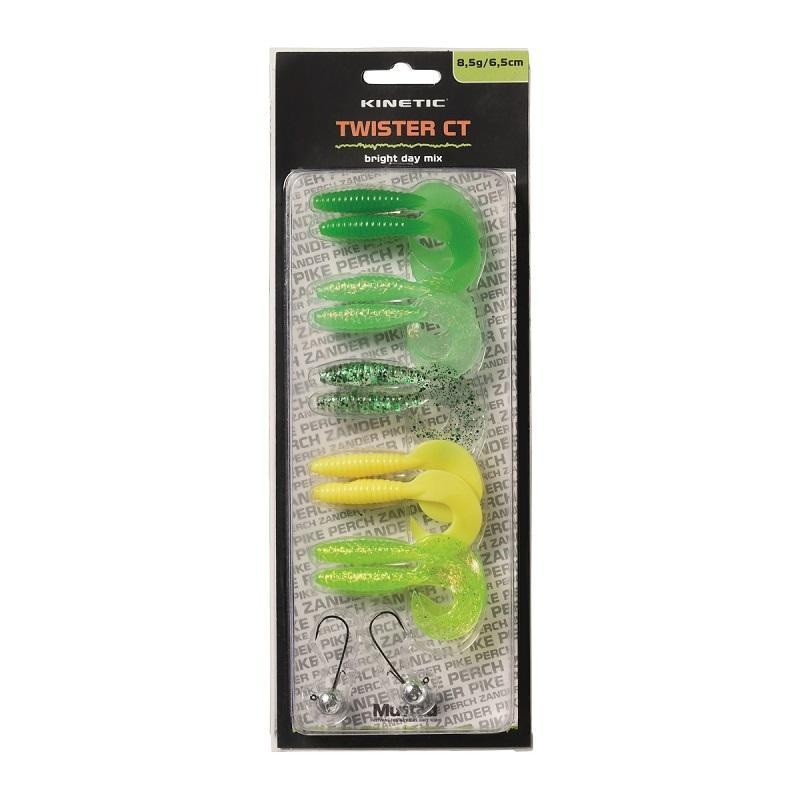 Kinetic Twister CT 8,5g/6,5cm Bright Day Mix från Kinetic