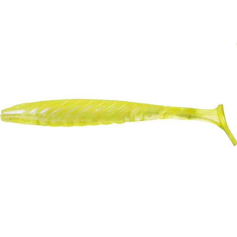 YUM Pulse 9cm Chartreuse Clear Shad 8pcs från YUM