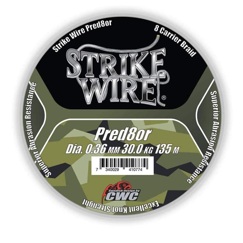 Strike Wire Pred8or X8 - 0,28mm/20kg - 135m - Camo från Strike Wire