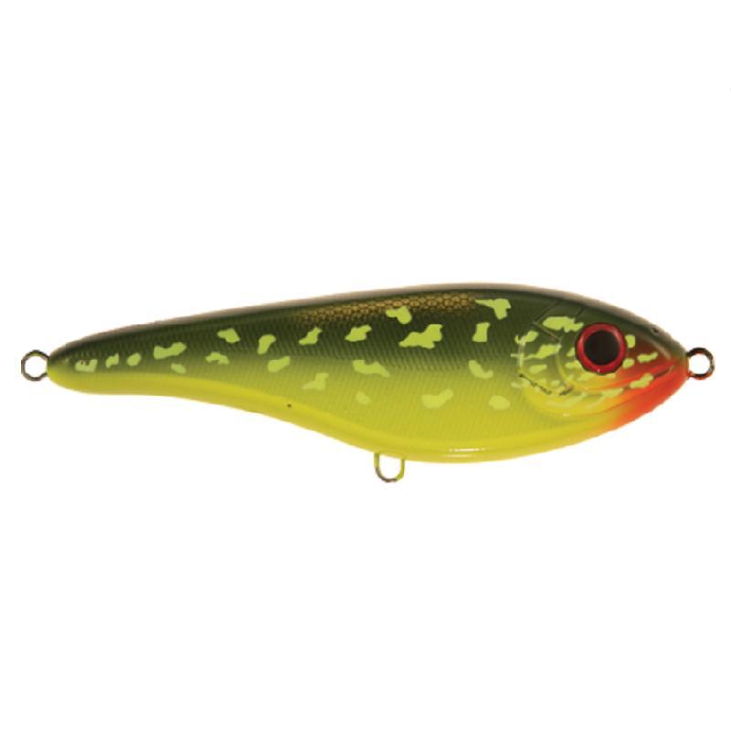 Strike Pro Buster Jerk II - Susp - 12cm - 37g - Hot Pike från Strike Pro