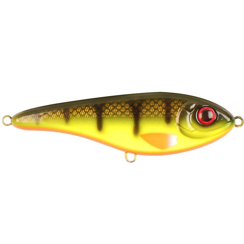 Strike Pro Buster Jerk ll - Susp - 12cm - 37g - Hot Baitfish från Strike Pro