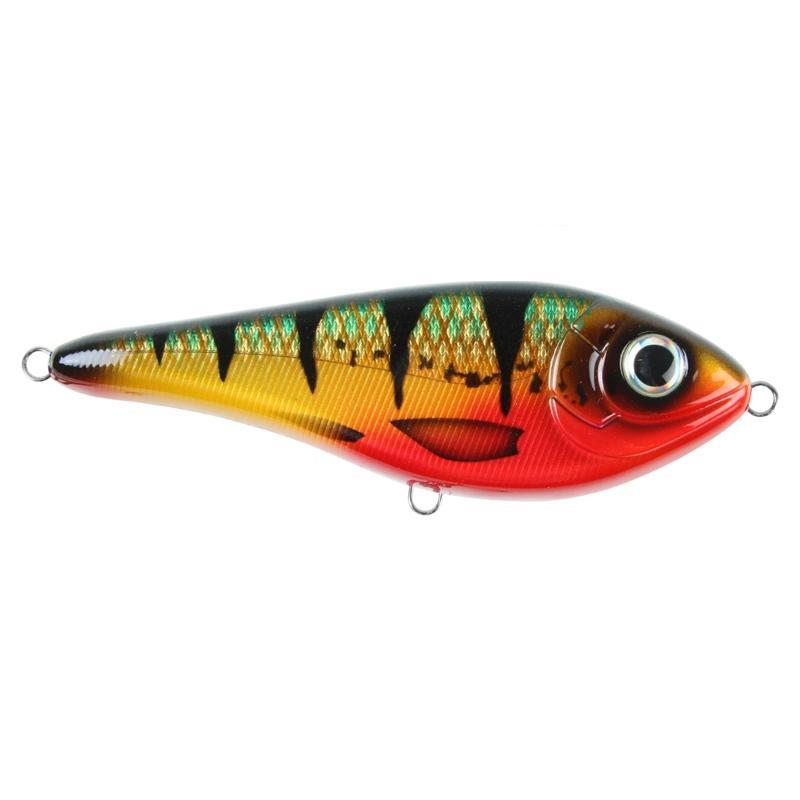 Strike Pro Buster Swim Bait - Slow Sink - 13cm - 65g - Red Perch från Strike Pro