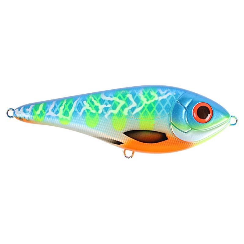 Strike Pro Buster Swim Bait - Slow Sink - 13cm - 65g - Blue Fire från Strike Pro