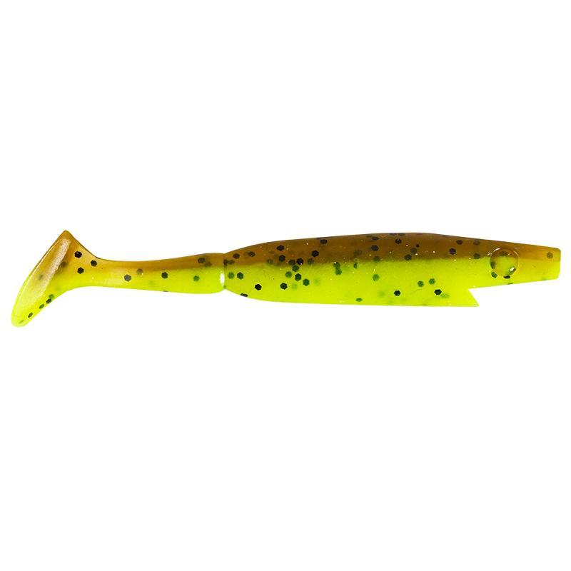 Piglet Shad - 8,5cm, 4g - Brown Chartreuse - 8pcs från The Pig
