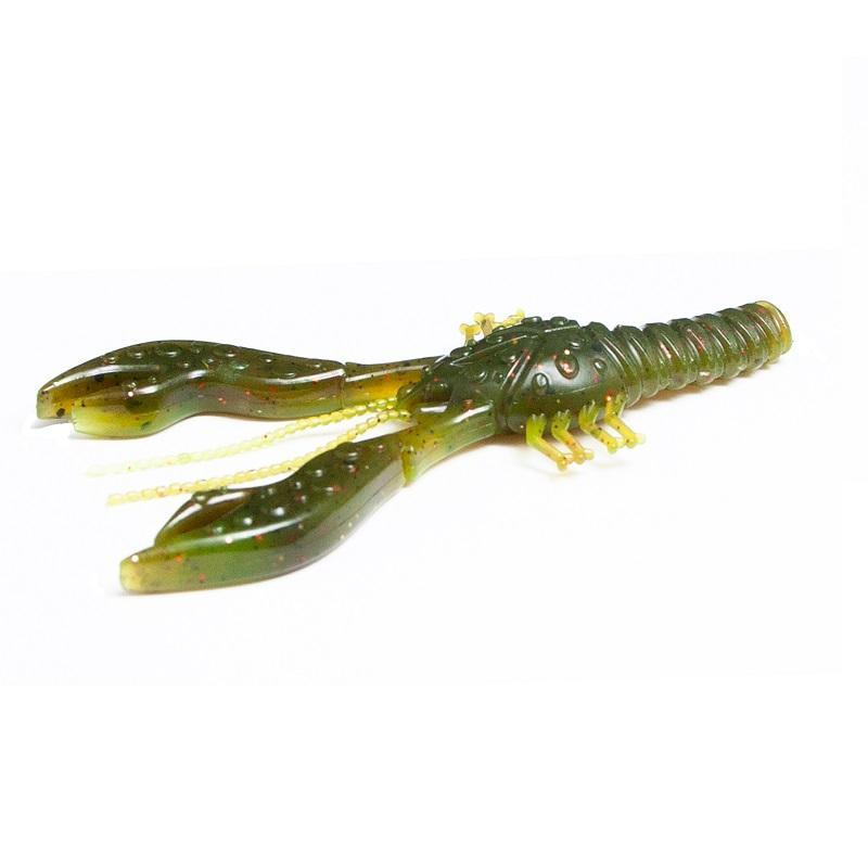 M-WAR Baby Lobster Bass Pumpkin/Chartreuse 10cm - 8-pack från M-WAR