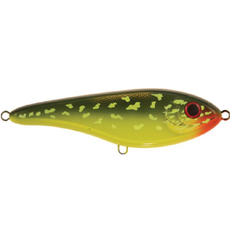 Strike Pro Buster Jerk - Sinking - 15cm - 75g - Hot Pike från Strike Pro