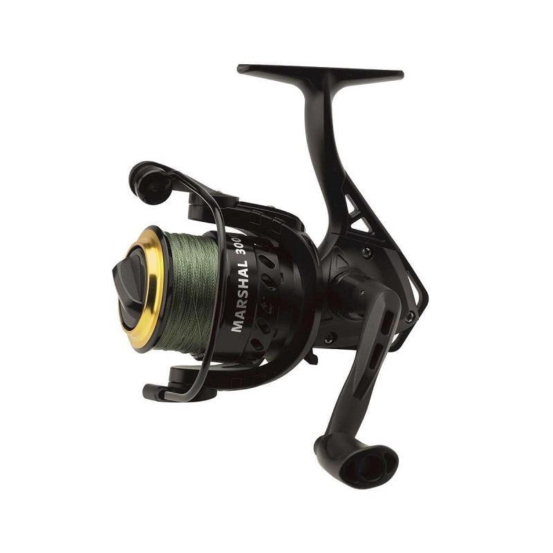 Kinetic Haspelrulle Marshall 2000-FD Inkl. 0,14mm Flätlina - Dusty Green