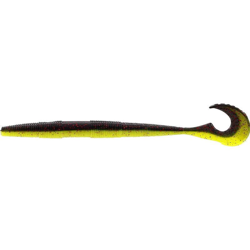 Westin Swimming Worm 13cm 5g Black/Chartreuse 5pcs från Westin
