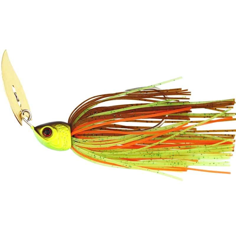Westin Bladebite V2 Tungsten Bladed Jig 9g Sinking Brown Chartreuse från Westin