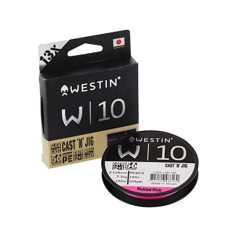 Westin W10 Cast 'N' Jig 13 Braid Pickled Pink 0.10mm 110m 6.1kg från Westin
