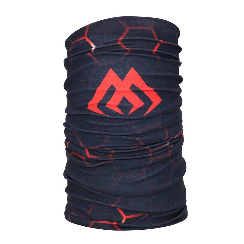 Mikado Neck Warmer 007 - Black/Red från Mikado