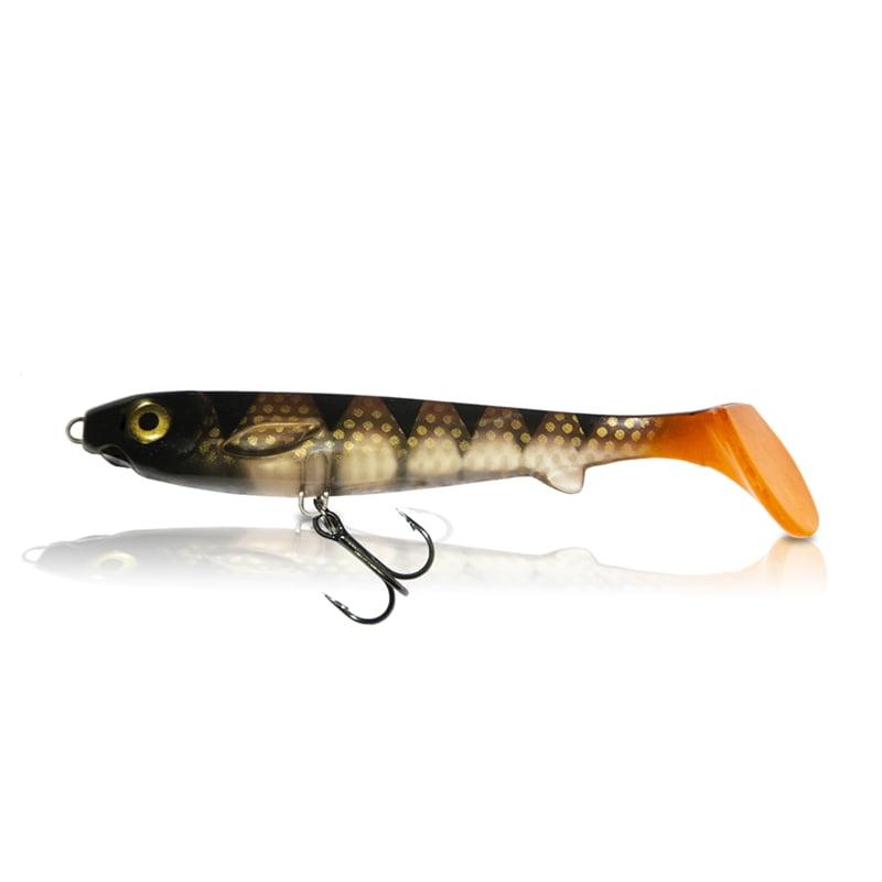 EJ Lures Flatnose Shad Jr Transparent Perch med Stinger 15cm - 2-pack från EJ Lures
