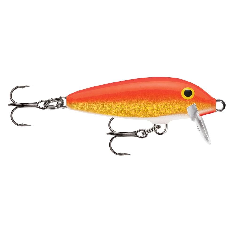 Rapala Original Floater 3cm - Gold Flourescent Red från Rapala