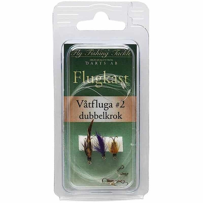 Darts Flugkast Set Våtfluga Dubbel #2