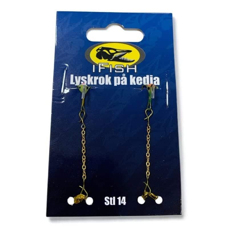 IFISH Lyskrok På Kedja Storlek 14 - 2-pack från IFISH