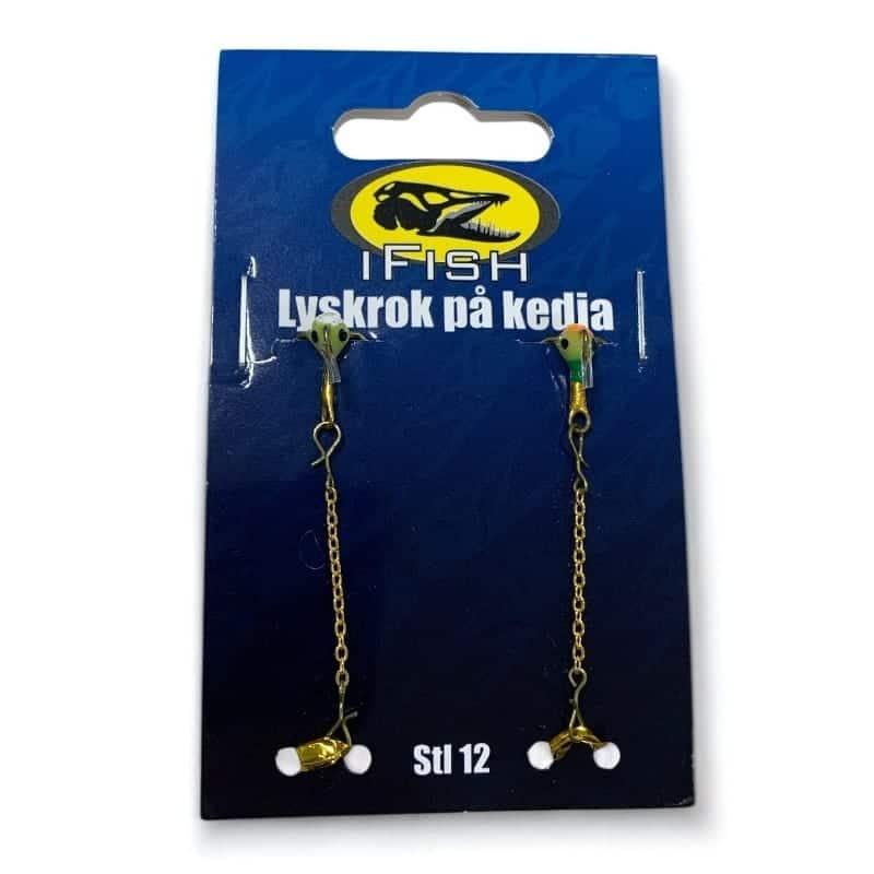 IFISH Lyskrok På Kedja Storlek 12 - 2-pack från IFISH