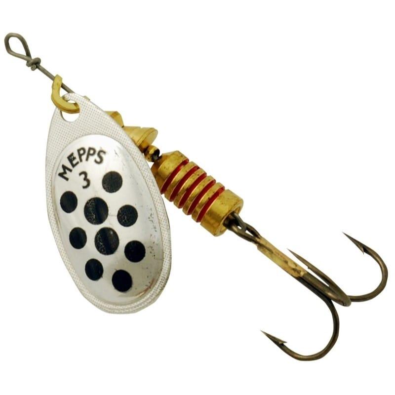 Mepps Aglia Prickig 3 6,5g Silver/Svart från Mepps