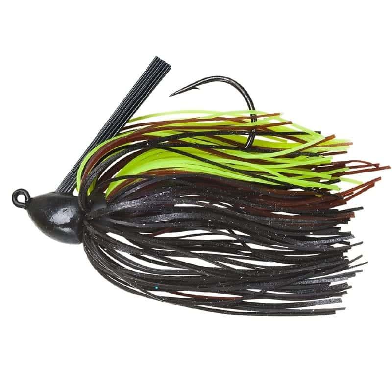 Booyah Baby Boo Jig 9g - Black Black Brown Chartreuse från Booyah