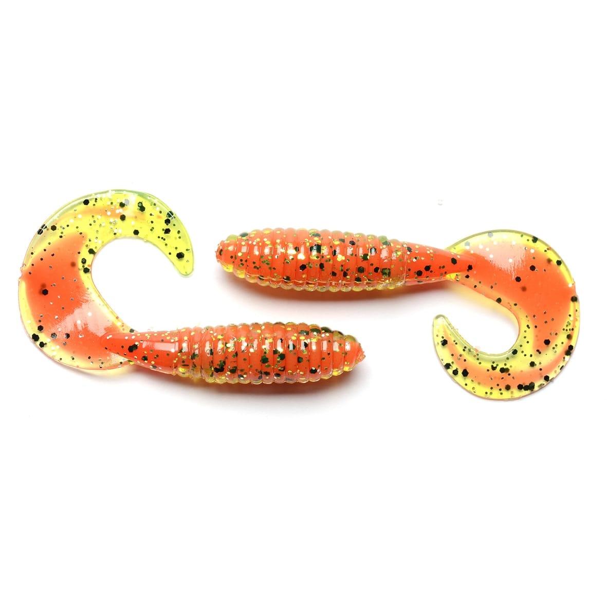 Big Bite Baits Fat Grub Tomato Core 8 cm - 10-pack från Big Bite Baits