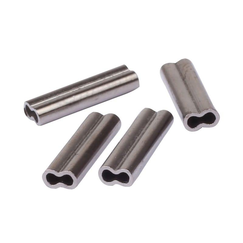 Wiggler Wirelås Dubbel Svart Nickel 2,5mm 20-pack