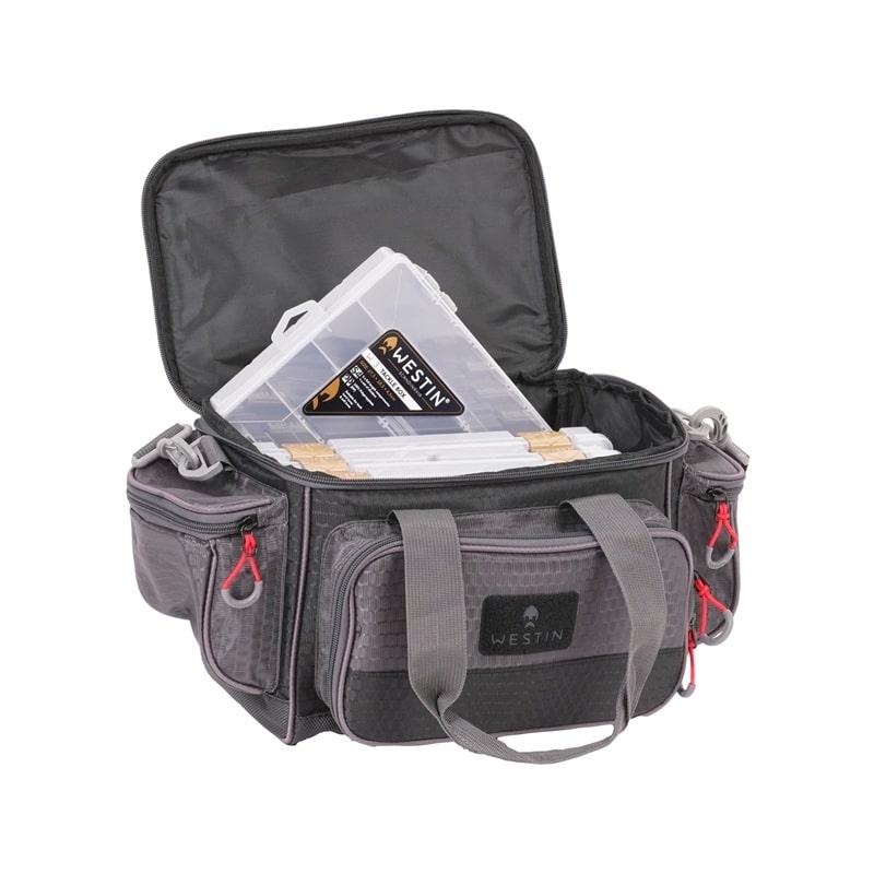 Westin W4 Fiskeväska Inkl. 4 Betesboxar - Small Titanium Black
