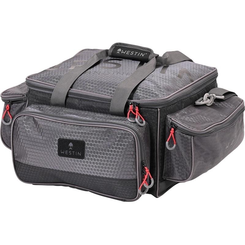 Westin W4 Jumbo Fiskeväska Inkl. 4 Betesboxar - Large Titanium Black