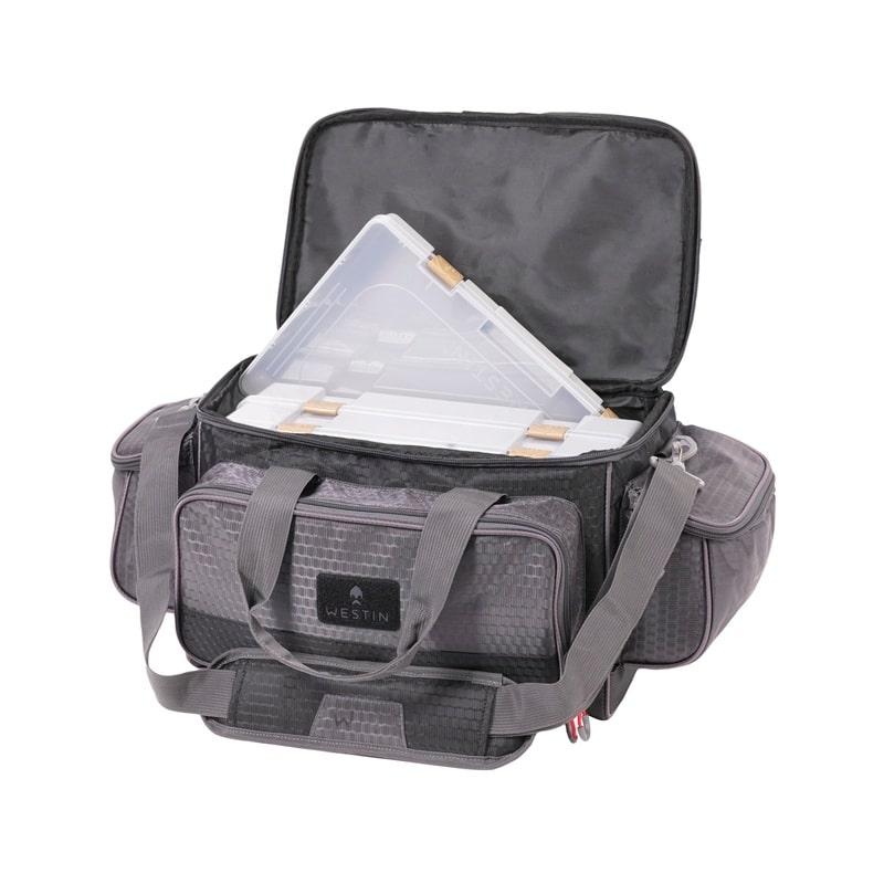 Westin W4 Fiskeväska Inkl. 4 Betesboxar - Large Titanium Black