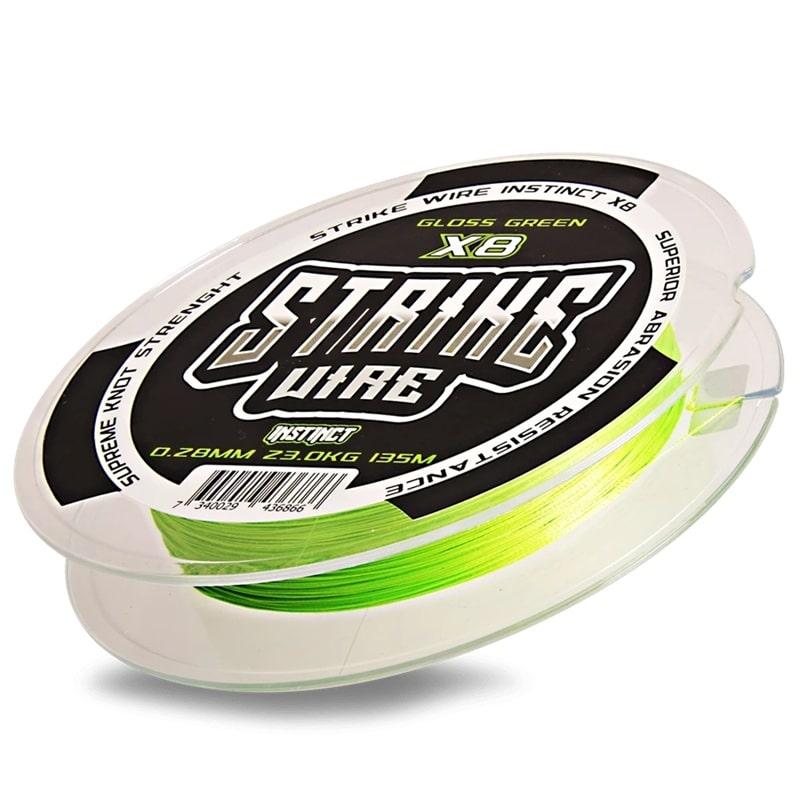 Strike Wire Instinct Braid X8 - 0,36mm/ 30kg -135m - Gloss Green från Strike Wire