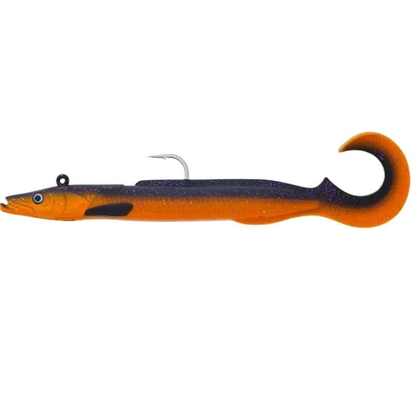 Westin Sandy Andy Curltail Jig 150g 23cm Onyx Ember #9/0 1+2pcs