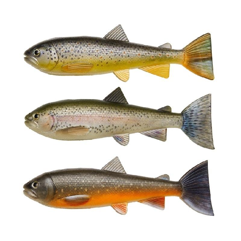 Pulz Bait Skinz Trout 15cm 3-pack - Brown Trout/Rainbow Trout/Arctic Char från Pulz Bait