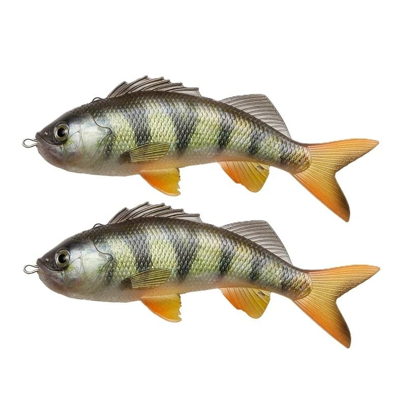 Pulz Bait Skinz Perch 15cm 2-pack - Natural från Pulz Bait