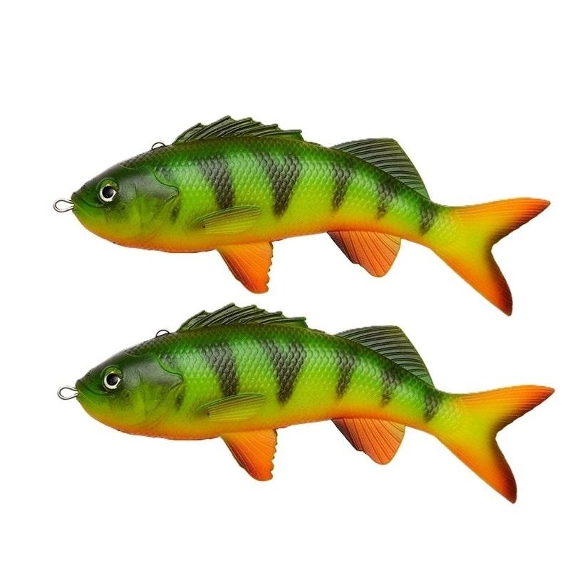 Pulz Bait Skinz Perch 15cm 2-pack - Firetiger