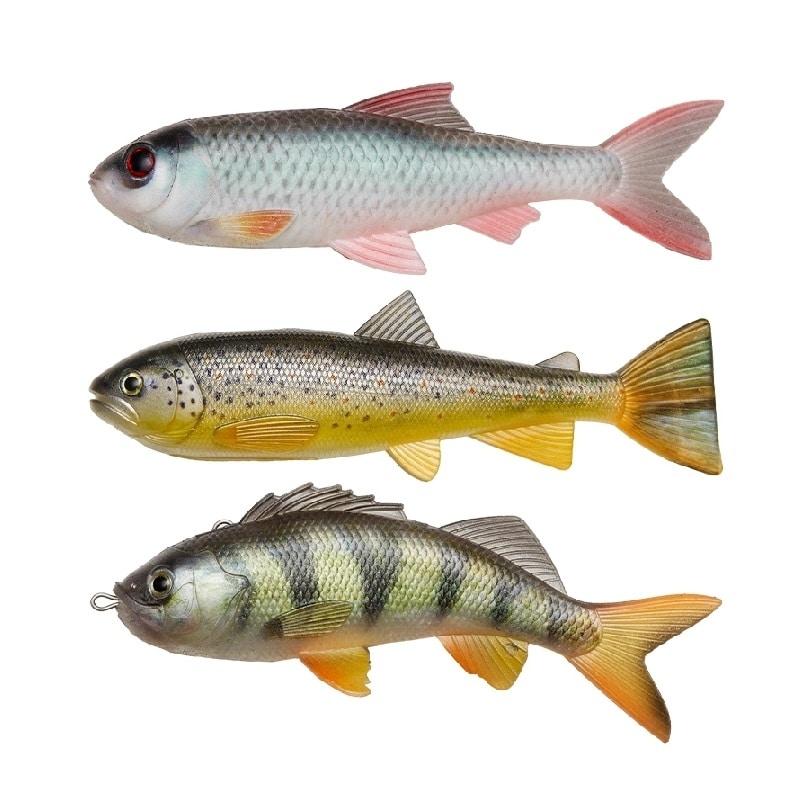 Pulz Bait Skinz Mixed 15cm 3-pack - Roach/Brown Trout/Perch från Pulz Bait