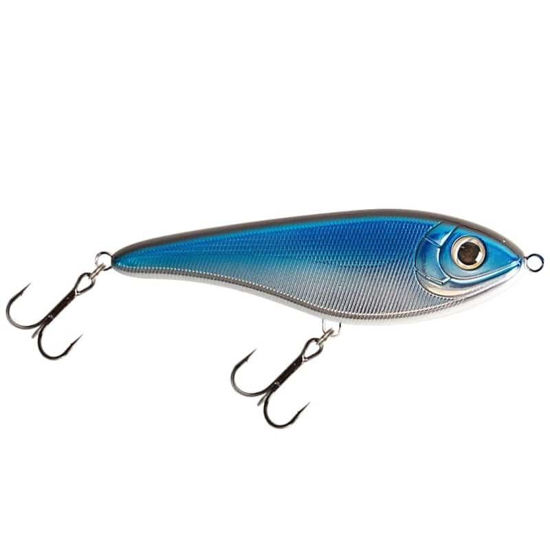 Strike Pro Buster Jerk - Shallow - 15cm - 66g - Blue Chrome