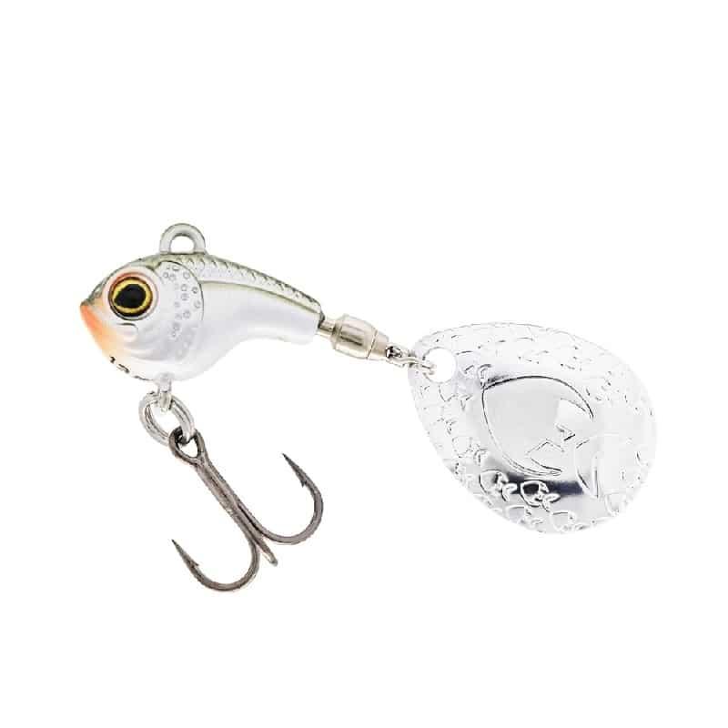 Westin Dropbite Tungsten Spin Tail Jig 2cm 13g Clear Olive