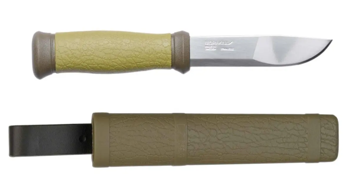 Morakniv 2000 Jakt- & Fiskekniv Olivgrön