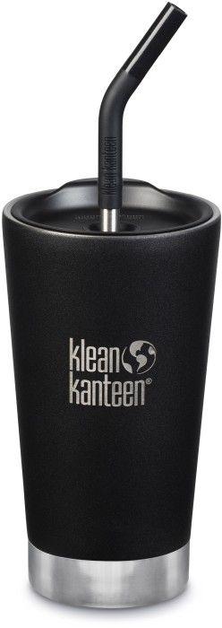 Klean Kanteen Insulated Tumbler 473ml with Straw Lid Shale Black från Klean Kanteen