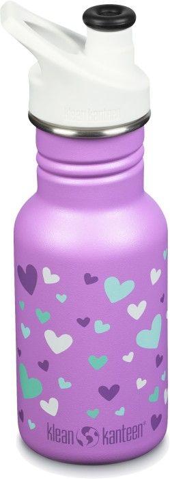 Klean Kanteen Kids Classic Narrow 355 ml Kids Sport Cap Orchid Hearts från Klean Kanteen