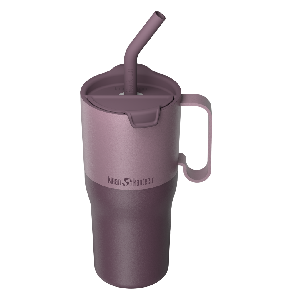Klean Kanteen Rise Tumbler 770Ml (W/Straw & Flip Lid) Dusty Orchid