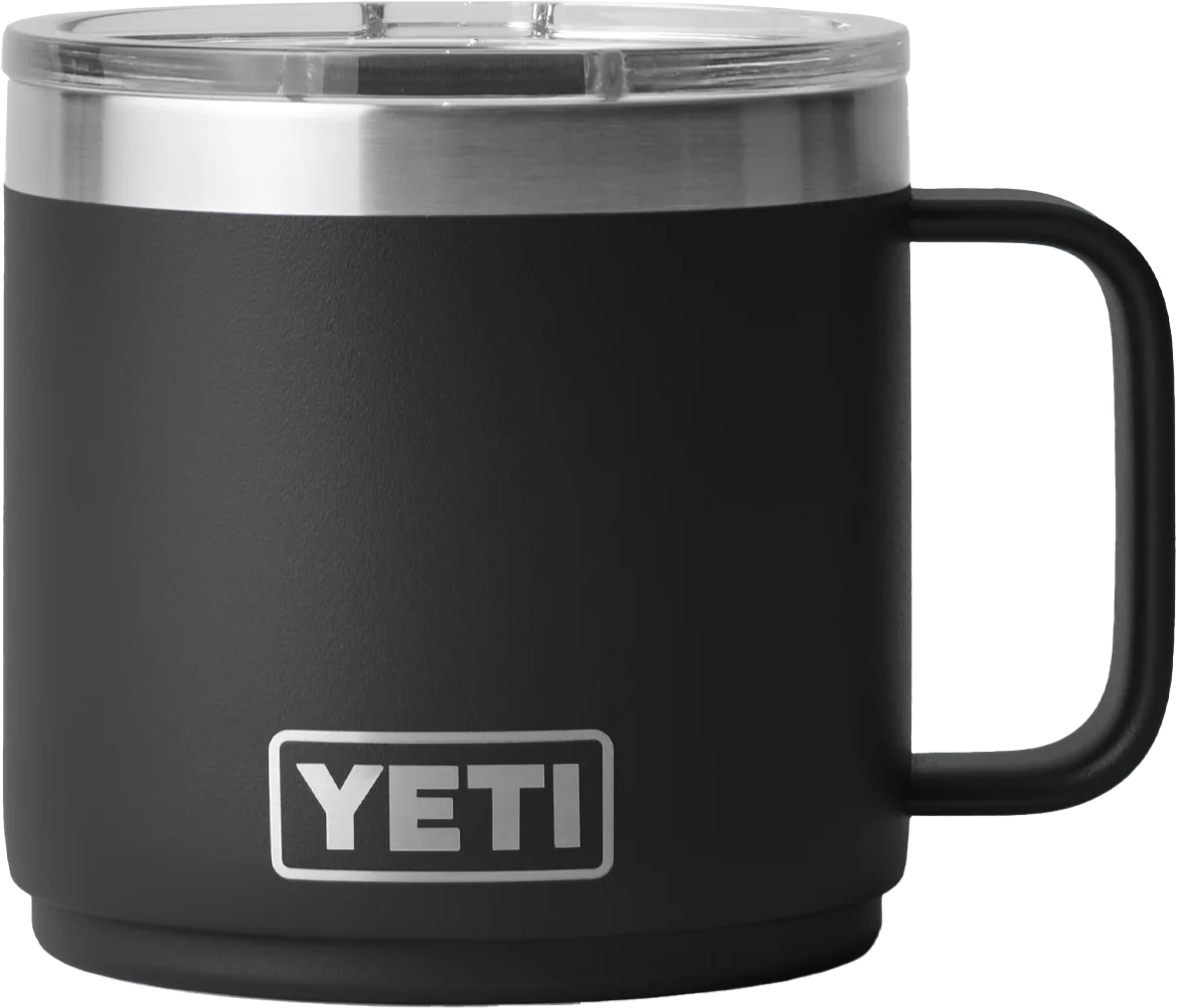 Yeti Rambler 14oz (414ml) Stackable Mug with DuraSip Ceramic Lining Black