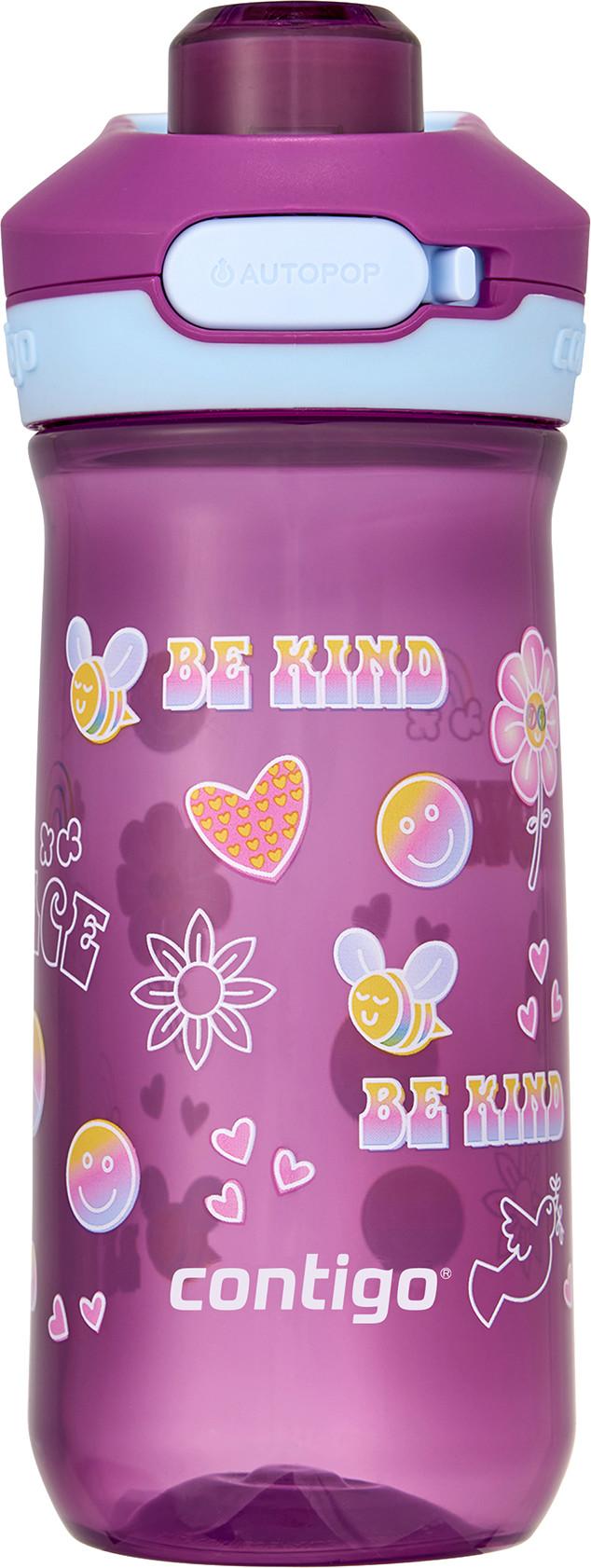 Contigo Kids' Jessie Autopop Water Bottle 420 ml Grape Retro